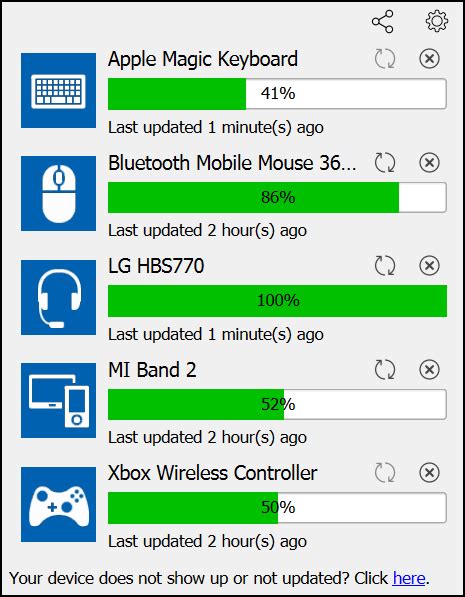 Check spelling or type a new query. Bluetooth Battery Monitor: More device support