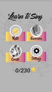 With the membership (well worth it) it teaches you how to sing with some ear. Learn to Sing - Apps on Google Play