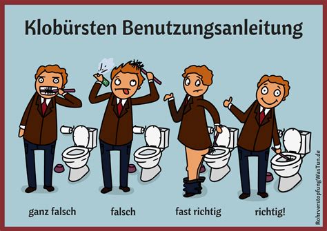 Kontaktieren sie uns (formular unten auf dieser site), wir antworten gerne auf ihre fragen und. Klobürsten Gebrauchsanleitung als Toilettenspruch zum ...