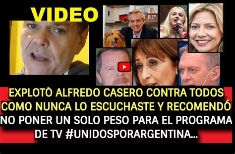 Legisladora de la ciudad autónoma de buenos aires por el @frentedetodos / feminista y militante, militante feminista www.legislatura.gov.ar/legislador/fernándezofelia. VIDEO - Explotó Alfredo Casero como nunca contra todo el ...