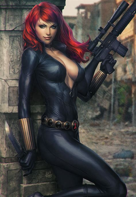 Introduced in the silver age of comic books in the black widow: stanley lau, black widow, natasha romanoff, avengers ...