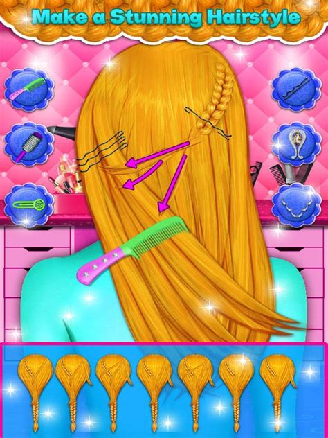 5) lot of hair colors in girls top city hairdresser salon. Braided Hairstyles Girls Games for Android - APK Download