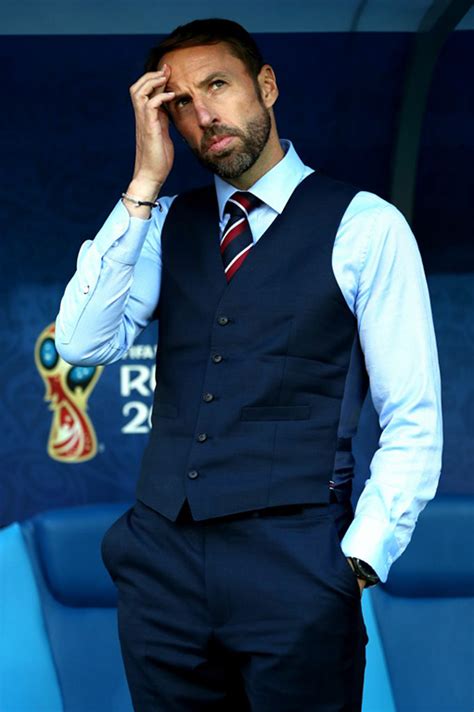 Gareth southgate's waistcoat initially drew mixed reviews, but the country has now embraced it with performances on the rise credit: Gareth Southgate's Lucky Waistcoat