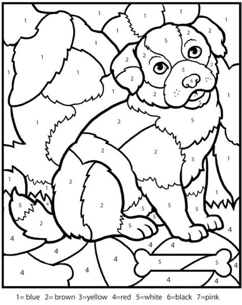 Kitty cat and dog coloring pages free tags : Number Printable Coloring Pages | Hello kitty colouring ...