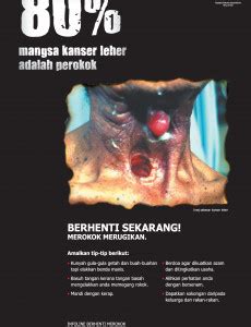 Institut penyelidikan pembangunan belia malaysia (ippbm), 2006 jantina % lelaki 47.2 perempuan 4.9. Merokok:Tak Nak Merokok (B. Malaysia) - Info Sihat ...