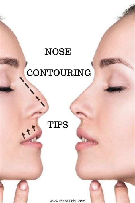 A large nose possesses a long link and also to make the illusion of a contoured nostril, take darker tones as well as brush both the edges of the nostrils. How To Contour Nose: For Every Nose Type! | Nose contouring, Nose types, Contouring techniques