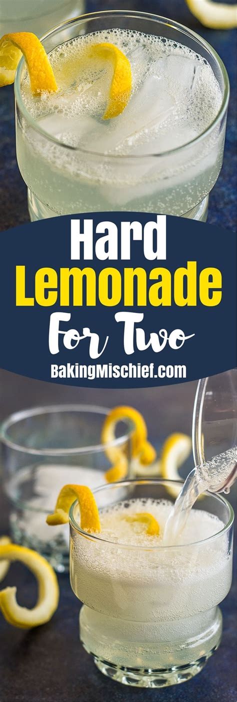 An easy vodka lemonade recipe for a simple summer cocktail. This Homemade Hard Lemonade for Two is everything great ...