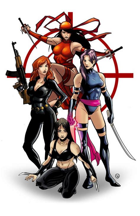 Scarlett johansson has been the most influential woman in hollywood. Psylocke - Elektra - X-23 - Black Widow - Marvel | Marvel ...