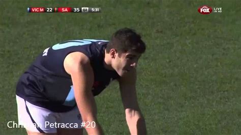 The 2014 afl draft consists of the various periods where the 18 clubs in the australian football league (afl) can trade and recruit players following the completion of the 2014 afl season. Christian Petracca - 2014 AFL Draft Prospect Highlights ...