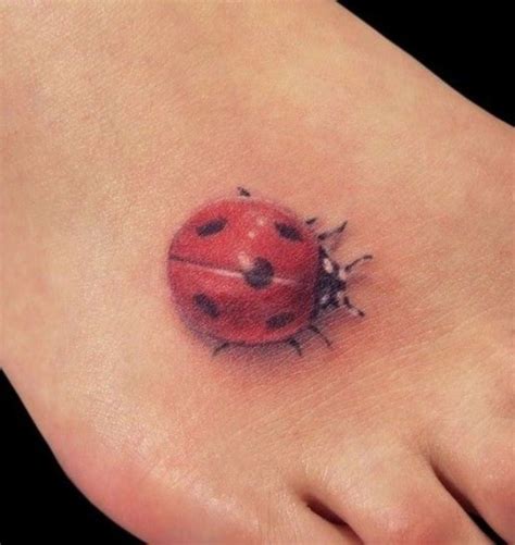 Or lift tattoo from dry skin using several pieces of transparent household tape. Ladybug Tattoos | Lady bug tattoo, Foot tattoos, Tattoos ...