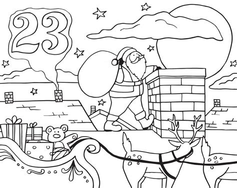 Just print and start using it right away. Advent Calendar Coloring Pages at GetColorings.com | Free ...