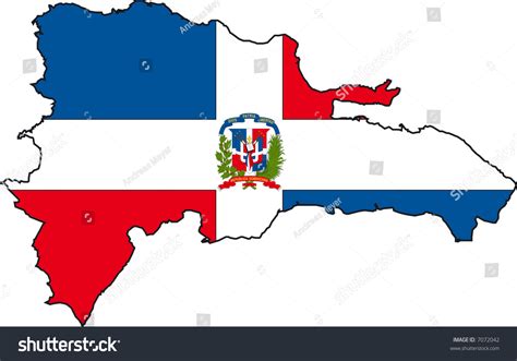 Today, the dominican republic celebrates its 168 years of independence! Vector Illustration Of A Map And Flag From Dominican ...
