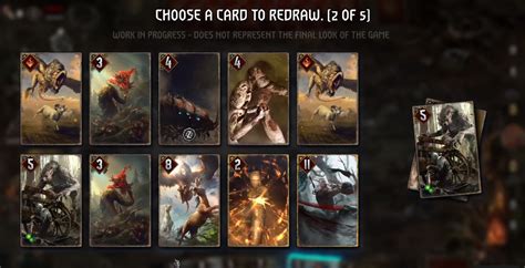 • 1 leader card only • 22 unit cards minimum • 10 special cards maximum • 2 gem counters. CDPR Witcher Card Game - Gwent Homecoming Revealed, Returning To Witcher 3 Style - GamePretty