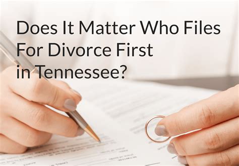 In the superior court of county state of georgia family division petitioner: Does It Matter Who Files For Divorce First in Tennessee ...