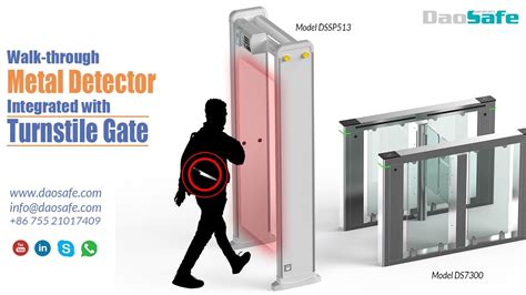 Here we are discussing about this! Daosafe DSSP513 Walk-through Metal Detector Integrated ...