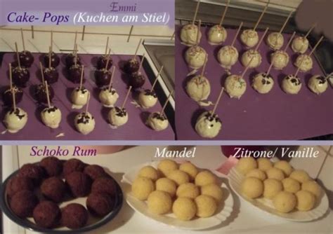 Weitere ideen zu cake pops, schokoladen cake pops, cake pops rezept. Cake Pops "Kuchen am Stiel" Grundrezept für Backblech ...