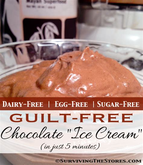 Some of the recipes below require minor adjustments. Guilt-Free Chocolate "Ice Cream" Recipe {Dairy-Free, Egg ...