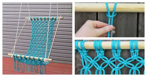 How to make lawn furniture. How to Make a Macrame Lawn Chair
