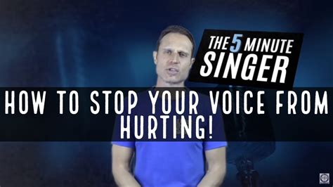 Using your toes, grip the fabric, moving it bit by bit toward your heel. How To Stop Your Voice From Hurting! - YouTube