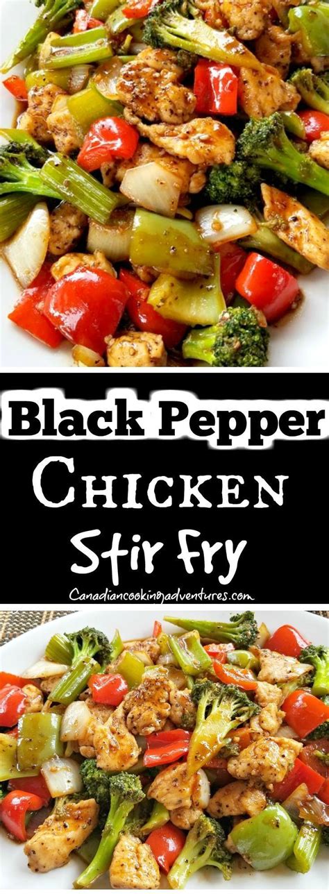 Put ginger garlic paste and fry for 1 second, then add marinated chicken and cook well. Black Pepper Chicken Stir Fry in 2020 | Stuffed peppers ...