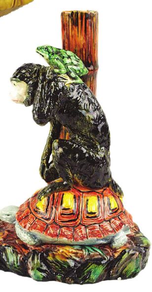 Frog hill area is notorious for traffic blocks lasting one or two hours at times. Majolica Candlestick, Monkey, Frog and Turtle. Homage to ...