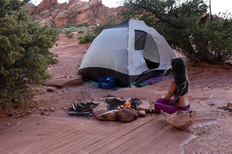 Until you get to the gooseberry mesa sign that points left turn. St George Area Camping At Sand Cove - RedRockAdventure.com