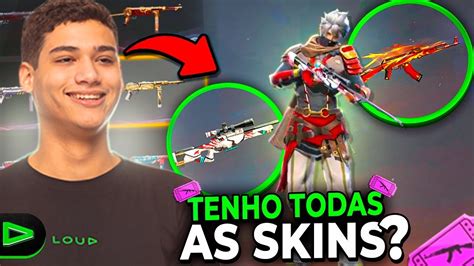 We will remember your choices and you can see them after you return to the lobby. TENHO TODAS SKINS DE ARMAS DO FREE FIRE!? - YouTube