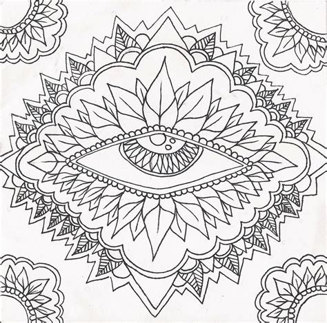 Parents may receive compensation when you click through and purchase from links contained on this website. Aesthetic Coloring Pages Trippy / From Hanna Karlzon's ...