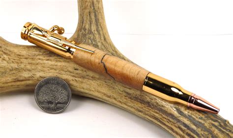 There are nine commonly encountered: Spalted Maple Bolt Action Pen