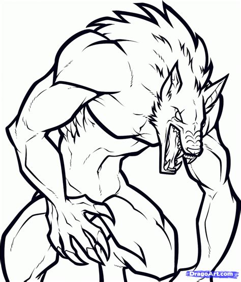 Yes, werewolf drawings are definitely cool. Werewolf Drawing Tutorial at GetDrawings | Free download