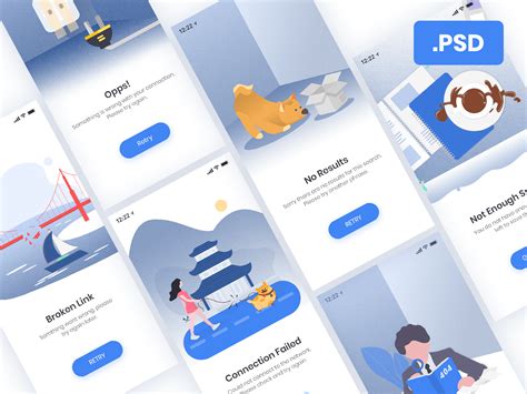  Error Illustrations Kit - UIBundle