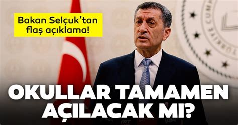 En son haber ve son dakika gelişmeleri için tıklayın! Milli Eğitim Bakanı Ziya Selçuk'tan SON DAKİKA duyurusu ...