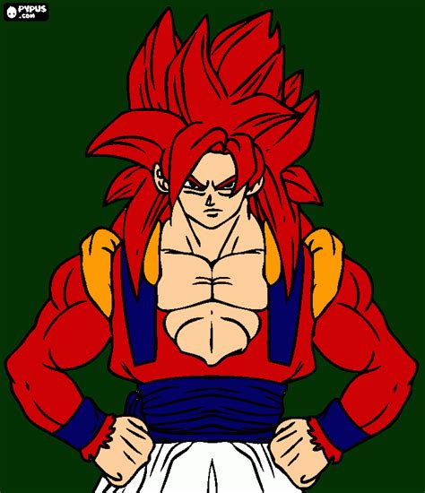 Vegeta and goku super saiyan 4 coloring pages | dragon ball vegeta and goku transforms into a super saiyan 4 coloring. ssj4 gogeta coloring page, printable ssj4 gogeta