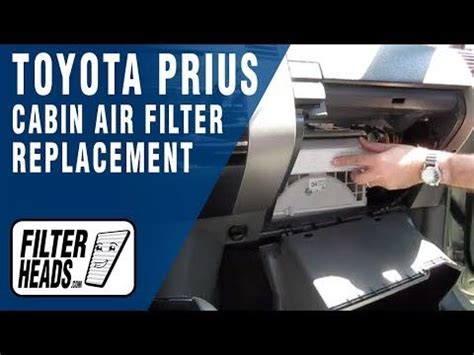 Many manufacturers recommend replacing the cabin filter, or pollen filter, as part of its scheduled maintenance. YouTube (With images) | Cabin air filter, Toyota prius