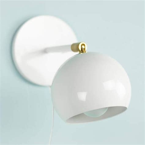 5% coupon applied at checkout save 5% with coupon. Kiven Metal Plug-in Wall Sconce Light, Plug in Wall Lamp, Eyeball Lamp,White, Nunu Lamp - Online ...
