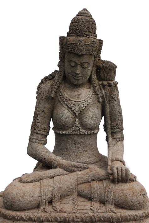 Dewi persik mandi tanpa sensore. Dewi Sri Statue sitzend 100 cm - Gartenmöbel von Talaso ...