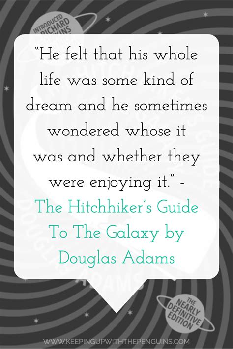 The first i knew about it was when a workman. The Hitchhiker's Guide To The Galaxy - Douglas Adams | Guide to the galaxy, Hitchhikers guide ...