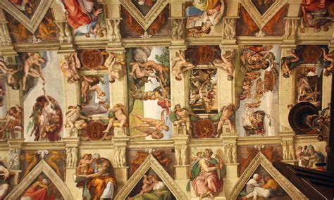 The sistine chapel ceiling paintings by michelangelo (wikipedia file photo). Sistine Chapel Wallpapers - Wallpaper Cave