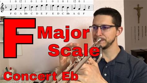 All scales free for the trumpet: How to Play the F Major Scale on Trumpet | Concert Eb ...