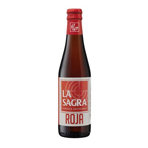Su color se debe a una mayor cantidad de maltas caramelo y tostadas. Cerveza La Sagra Roja 1,70€ Ale, Cervezas