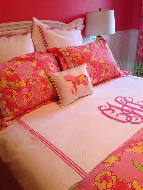 Shop lilly pulitzer bedding, decor, and more at pottery barn kids. Lilly Pulitzer inspired bedroom for SG the monogram ...