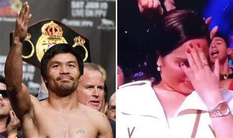 Manny pacquiao's wife is jinkee pacquiao. What Manny Pacquiao's wife did in middle of Adrien Broner ...