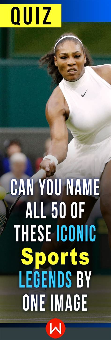 Big 4 of the past 5. Quiz: Can You Name All 50 Of These Iconic Sports Legends ...