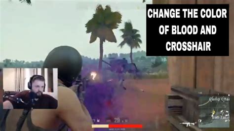The reticle and the blood only will change color when you use tritanopia. PubG how to get green and purple blood and change ...