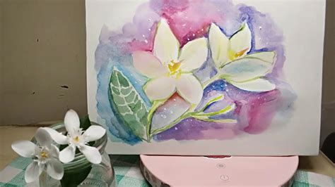 After filming, cast and crew get to bring home fresh flowers to their families! Turn Real Flower into Watercolor Painting - YouTube