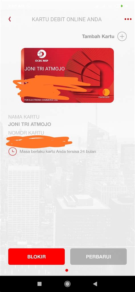 Jika anda melihat tautan konfirmasikan kartu kredit di bagian perincian kartu pada wallet. BUAT REKENING ONLINE DAN KARTU DEBIT ONLINE (MASTER CARD ...