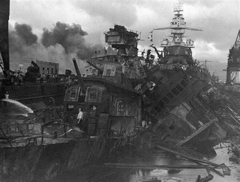 The attack on pearl harbor was a surprise, but japan and the united states had been edging toward war for decades. Unforgettable Photos From The Attack On Pearl Harbour, 73 ...