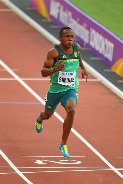 Congratulations akani simbine for setting a new south african 100m record. Akani Simbine gets down to business ahead of the ...