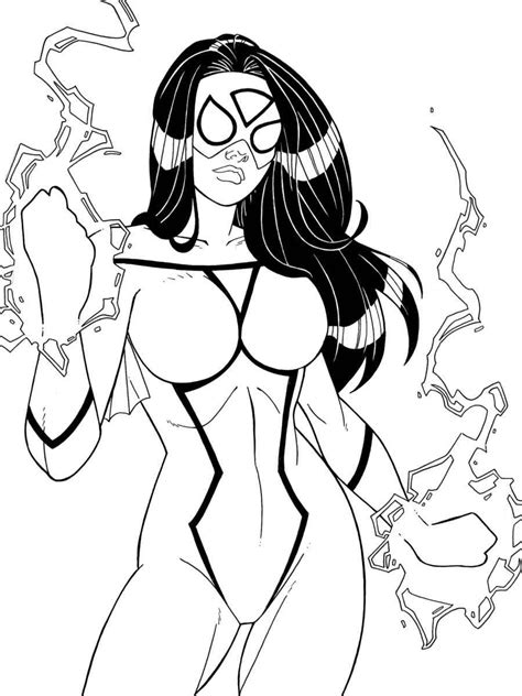 Our coloring pages are free and classified by theme, simply choose and print your drawing to color for hours!we have coloring pages for all ages, for all occasions and for all holidays. Female Superhero Drawing at GetDrawings | Free download