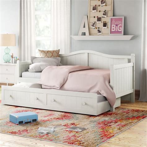 Trundle beds make terrific storage options and keep everything tucked out of sight. Twin Daybed with Trundle in 2020 | Daybed with trundle ...